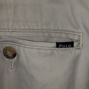 White Khaki Polo Dress Pants